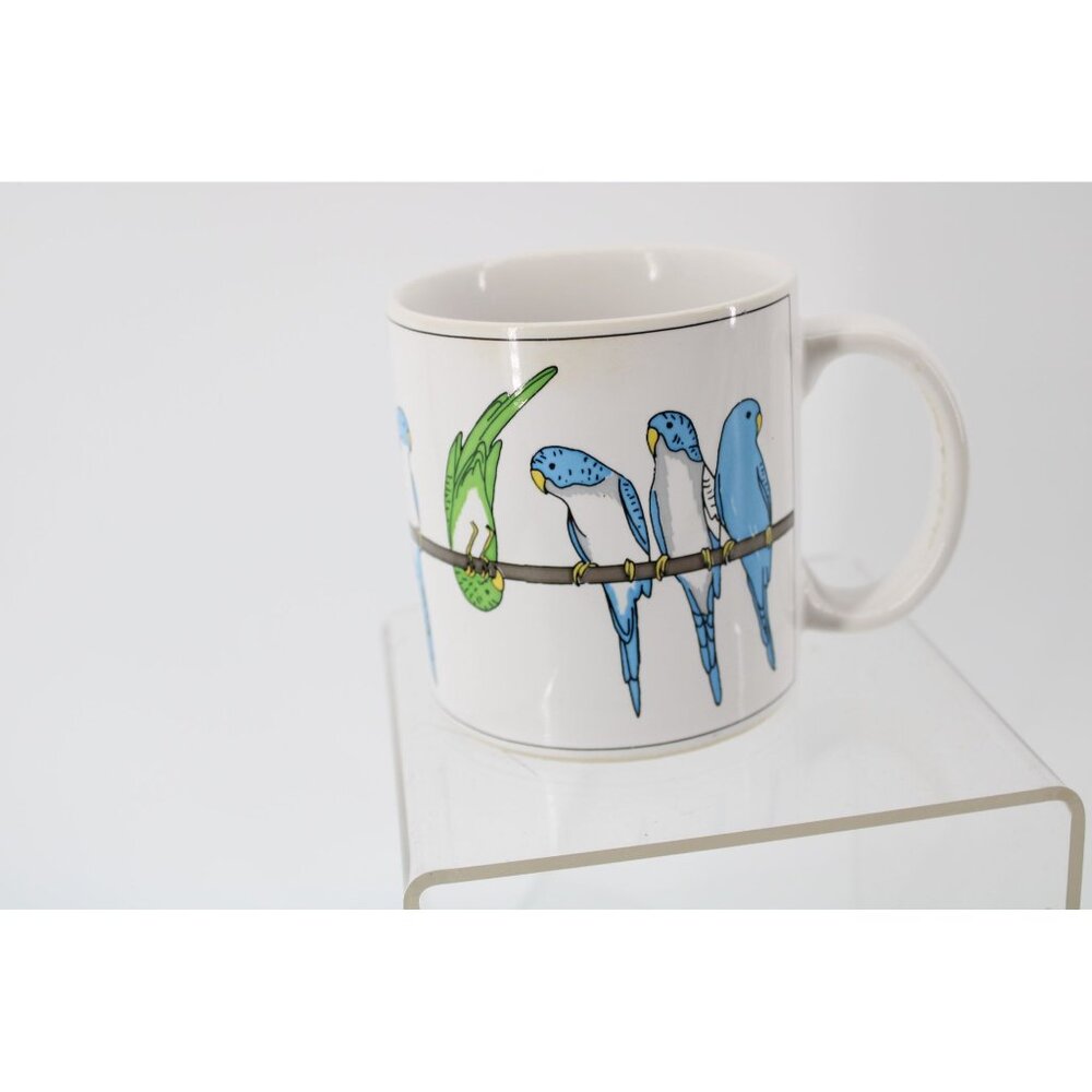 VINTAGE Jebba Parrots Mug Blue Green 94158 - Picture 4 of 7